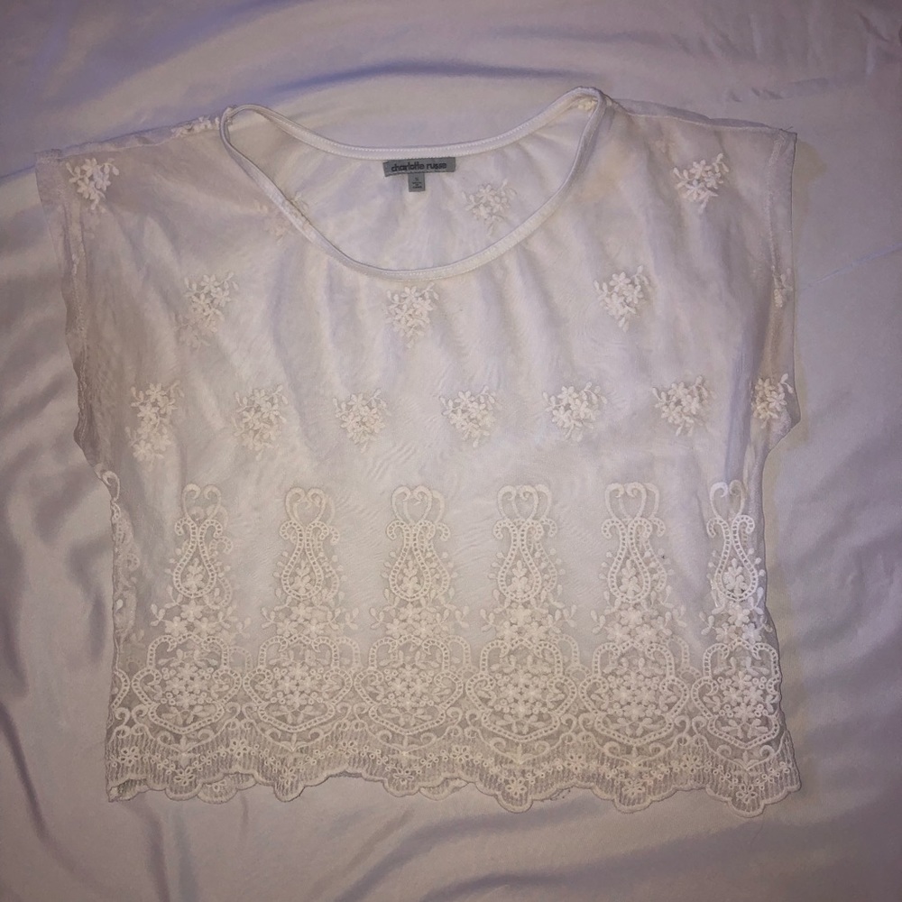 lace/mesh top